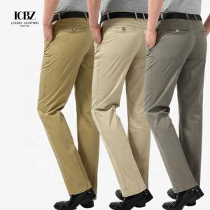 Cheap Cargo Pants for Men 2022 Spring and Summer Thin High Waist Straight Dad Dress Pant for sale