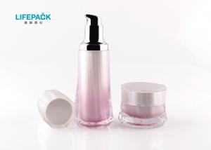 Cheap Facial Serum Plastic Lotion Bottles , Airless Lotion Pump Bottles Double Wall Structure for sale