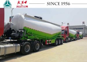 China 3 Axles Bulk Cement Tanker Trailer 60000 Kgs Max Payload With Polyurethane Painting on sale