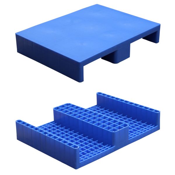 4 Way Flat Stackable Plastic Pallets Single Faced High Density Non - Toxic