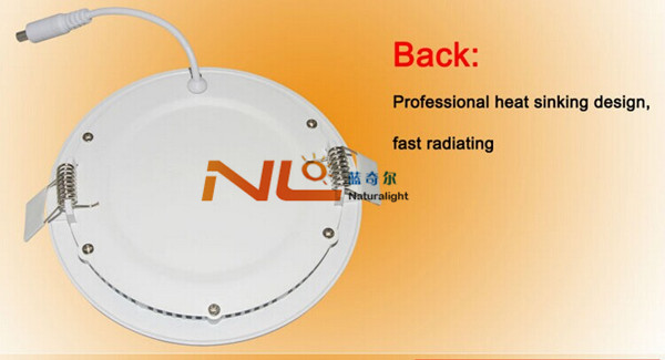 8-18w round led panel light