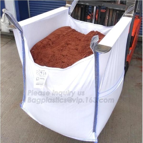 high capacity document pouch 1700kg extra strong circular woven polypropylene industrial big bags 1000kg, BAGEASE PACKAG