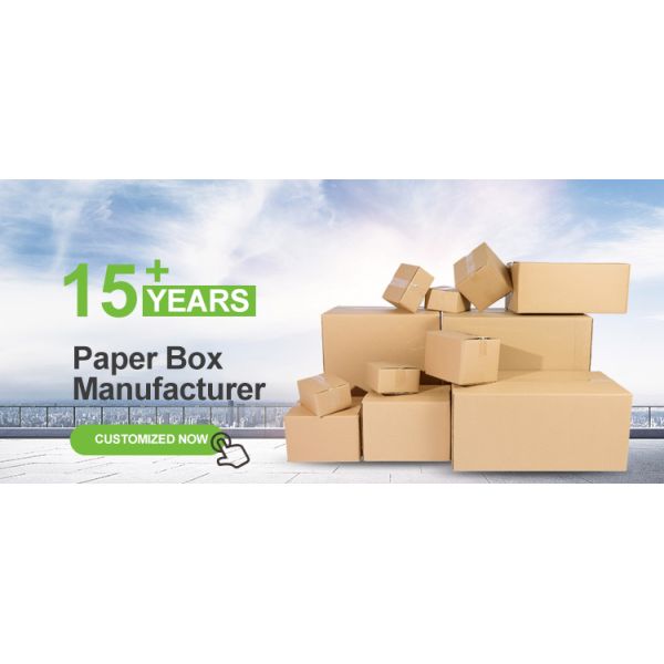 Portable Plain Brown Corrugated Gift Box Lightweight For Shipping