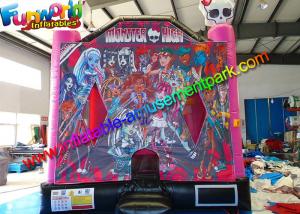 China Monster High Themed Bounce House ,  Inflatable Bouncy House for Commercial on sale