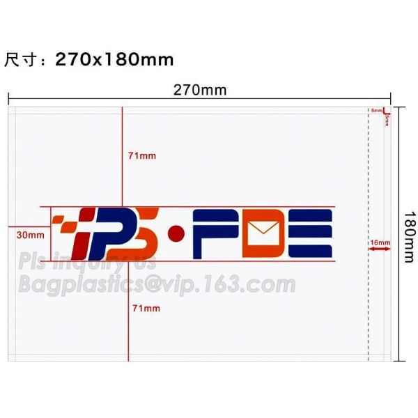 Waterproof packing list envelopes with self adhesive A3 A4 B4 B5 A7 C5 C7size, packing list enclosed envelope a5, bageas