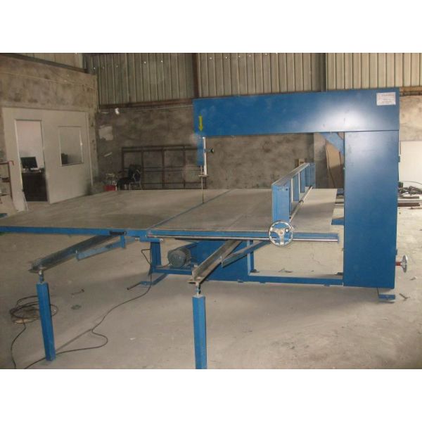 Vertical Manual Polyurethane Memory Foam Sponge Cutting Machine Adjustable Speed