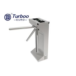 Cheap Drop Arm Optical Barrier Turnstiles Tripod Security Gates For University Dormitory for sale