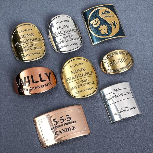 Wine Bottle Gold Red Wine Label Perfume Bottles Metal Sticker With Your ODM Design Printed Color Pantone color Waterproof