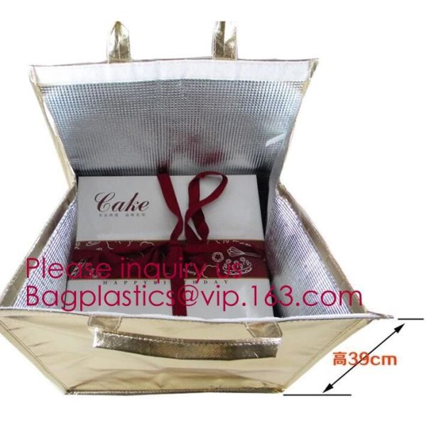 thermal large ice cooler bag/insulated aluminium foil 600D polyester lunch picnic cooler bags,picnic lunch aluminum insu