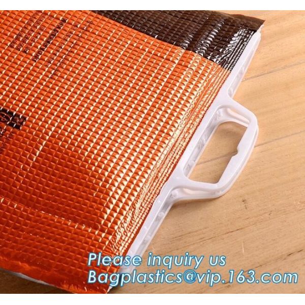 Freezer Bags Color Cold Insulation Waterproof Convenient Portable Ice Meal Packages Refrigerator Cooler Lunch Bag bageas