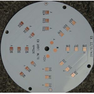 Cheap White Aluminum PCB high reflective soldermask high Thermal conductivity for sale