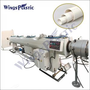 China PVC Pipe Extruder Machine Conical Twin Screw Pvc Pipe Machine PVC Pipe Extrusion Line on sale