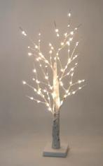 Cheap 72pcs Holiday LED Lights Birch Light Tree With Fairy Lights Battery Decoration for sale