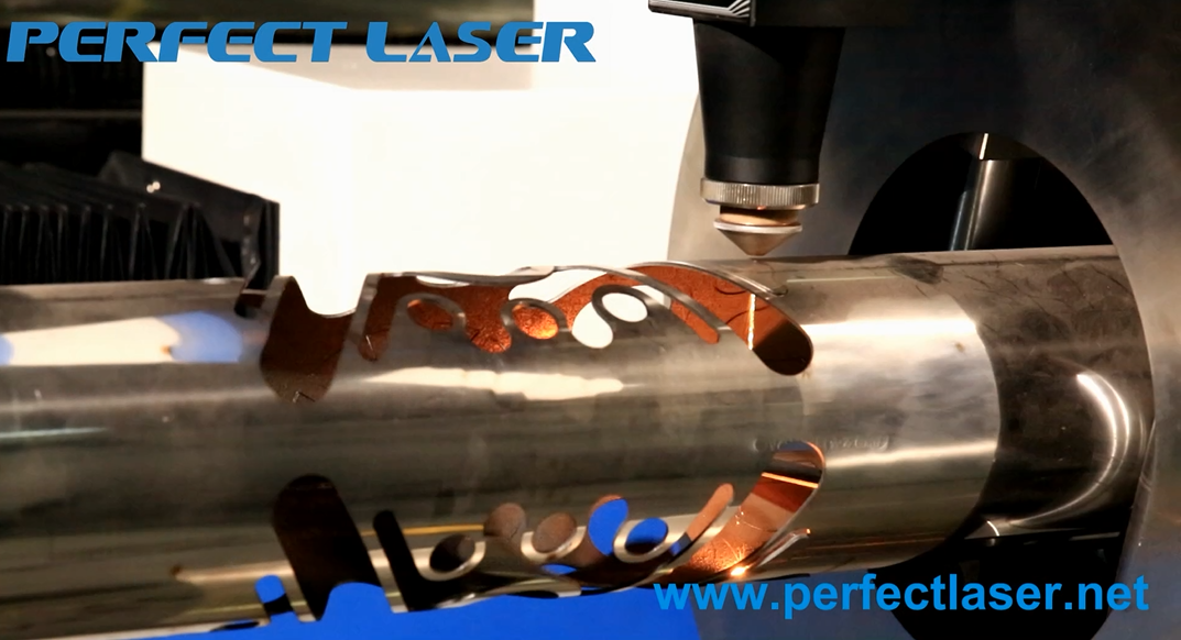 Round Metal Pipe / Sheet Fiber Laser Cutting Machine 3D Laser Cutter Machine