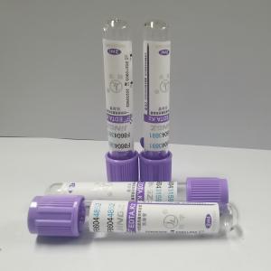 Cheap 4ml Purple Cap K2 EDTA Tube 13*75mm For Blood Sample Collection for sale
