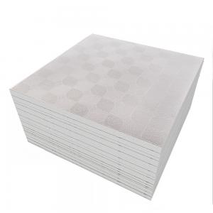 China Mold Resistant PVC Coated Gypsum Ceiling Tiles Lightweight 7mm Thickness on sale