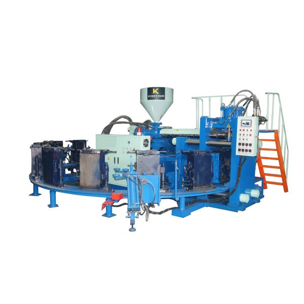 Rotary Automatic Shoe Making Machine 16 Station 1 Color Shoe Injection Machine
