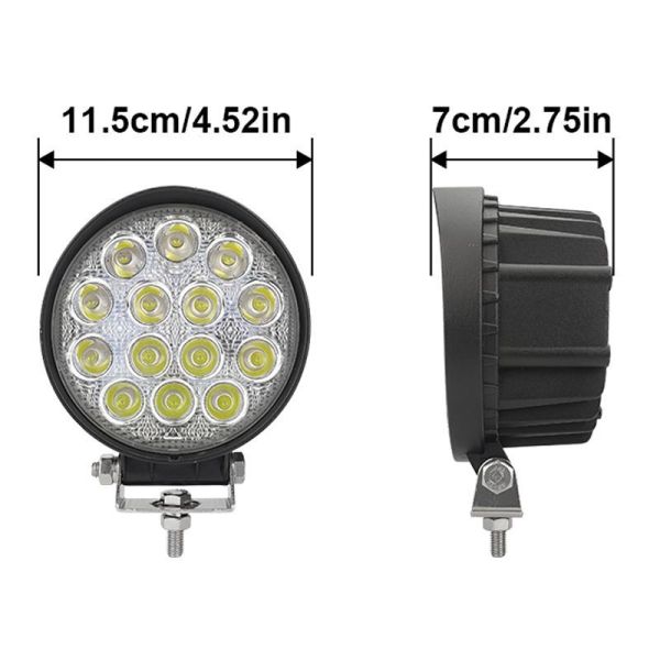 Tractor Forklift Truck Spot/Flood 42W LED Working Light