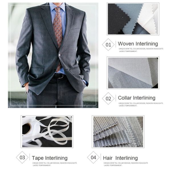 Garments 120gsm Circular Knitted Fusible Interlining