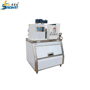 China Small Flake Ice Machine Maker With Stainless Steel Ice Bin 300kg on sale