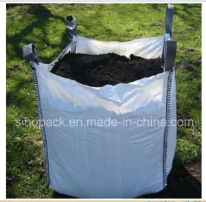 China Open top soil, cement / minerals 1 Ton Jumbo Bag for easy filling and discharging on sale
