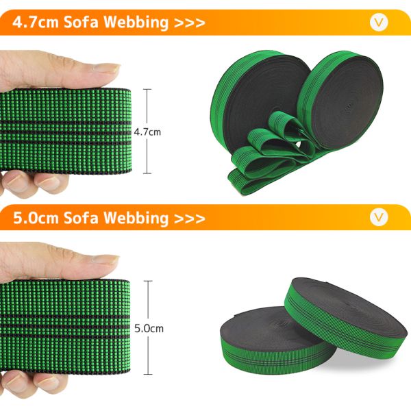 Webbing manufacturing process