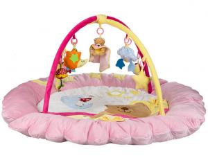 Cheap Pink Baby Play Gym and Mat , Baby Growing Baby Musical Play Gym for sale