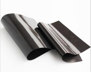 Cheap Ferrite Magnetic Sheet Rolls 120 Degree Melting Magnet Rubber Sheet Brown color Plain Flexible rubber magnetic vinyl for sale