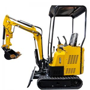 China 1.5 Ton Digger Machinery Rubber Track Mini Excavator With CE on sale
