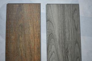 Cheap Plastic Wood Look Tile Flooring , UV Coating Glue Down Vinyl Plank Flooring for sale