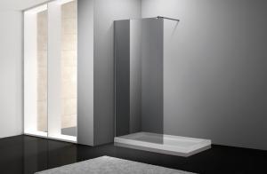 China 1200mm Shower Screen Bathroom Sliding Glass Door Anti Corrosion on sale