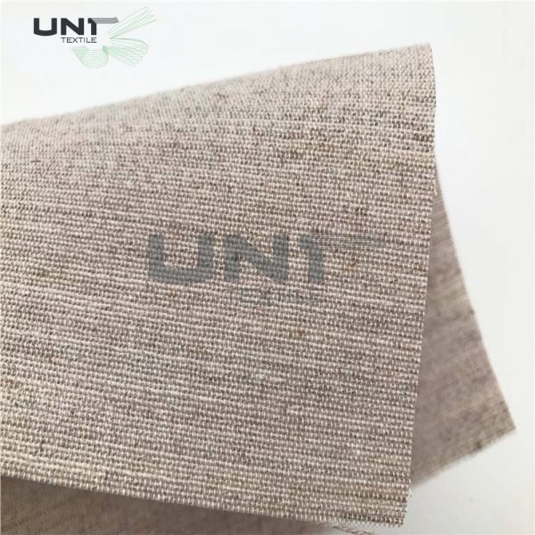 150cm Width Shrink Resistant Canvas Interlining Stiff Elastic