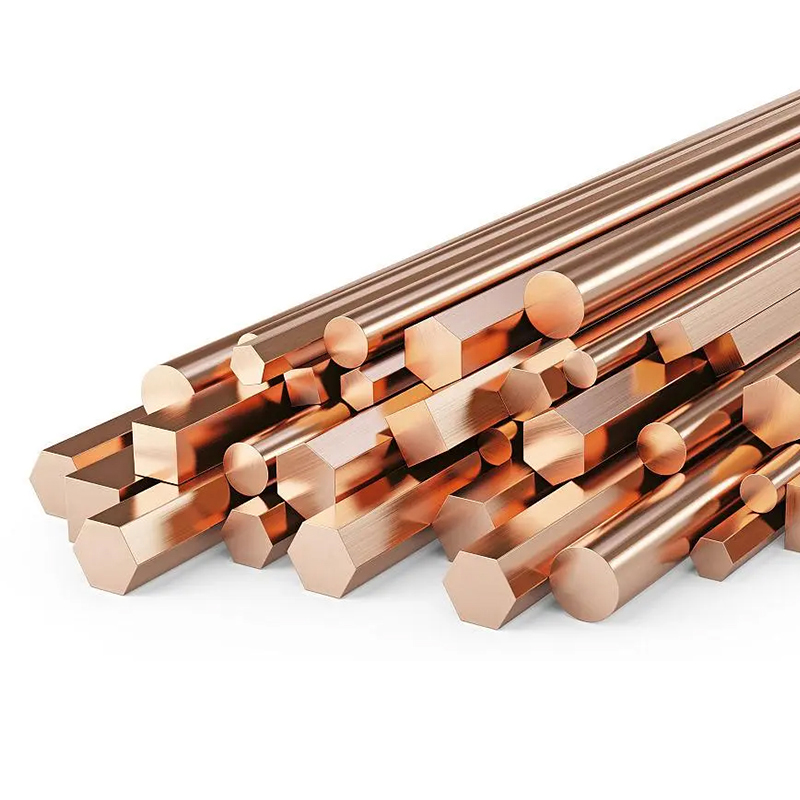 High Purity Cathode Solid Copper Round Bar Erosion Resistant for Construction