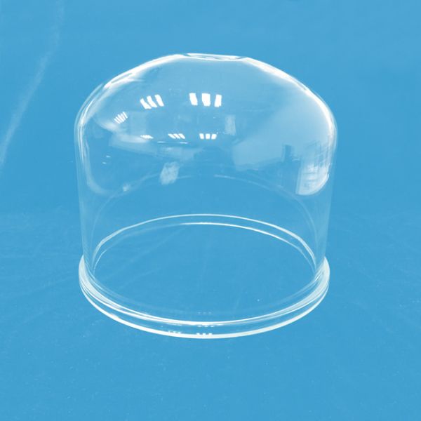 Quality Clear Borosilicate Glass Tube Dome Large Size Customized Polishing Glass Cover wholesale