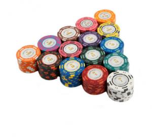 Cheap 20PCS / Lot Poker Chips 14g Clay Coin Baccarat Texas Hold