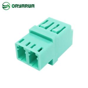 China Flangeless RJ45 LC Multimode Fiber Adapter Plastic Material ISO9001 on sale