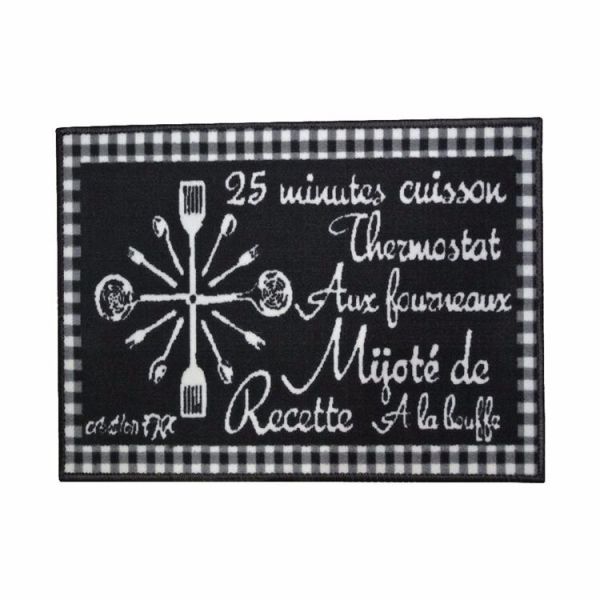 Anti-slip printed loop pile Nylon floor mat