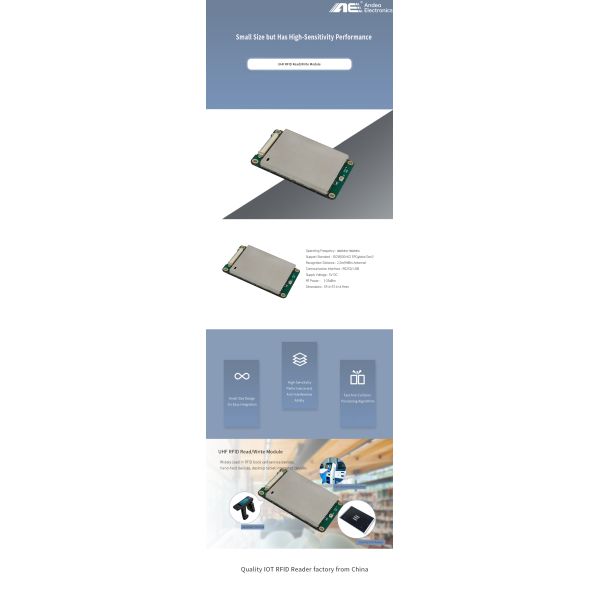 860MHz~960MHz OEM RFID Reader UHF Middle Range Reader Module With Anti - Collision Algorithm