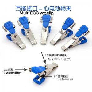 Cheap Veterinary ECG Machine Accessories Lead Clips Multi Function Reusable for sale