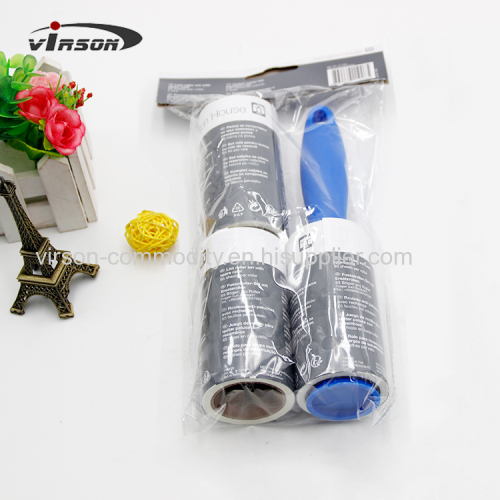 50sheets Tearable Custom Printed lint roller and Refills Set for Carpet Furniture Clothes