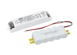 Cheap LED Emergency Driver Power 6W Emergency Time 1.5h & External NiCd Battery KE003-06M090NE for sale