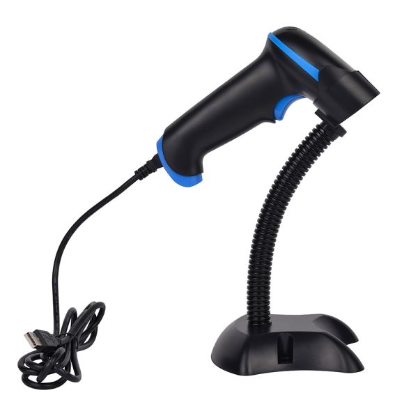 Hands Free 2D Barcode Scanner Wired For Mobile Payment Convenience Store