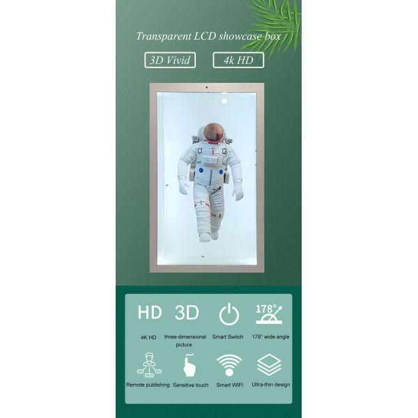86 inch transparent lcd screen Product Showcase Lcd Display Box Android Touch Screen Advertising Player