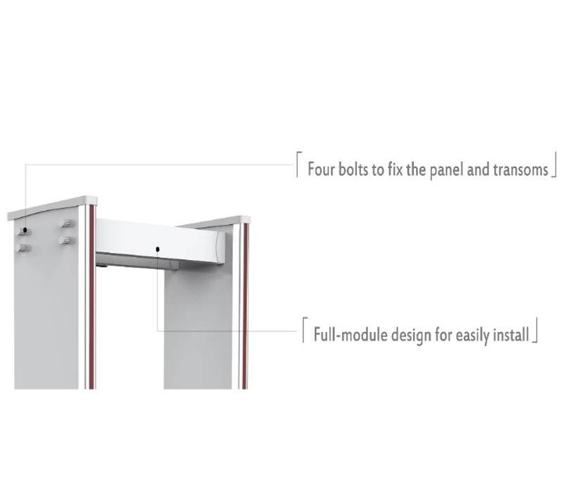 Secuera 255 Adjustable Sensitivity Door Frame Metal Detector 3 Years Warranty