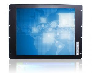 China Industrial 19 Rack Mount Monitor / LCD Panel Embedded Mount With VGA Input on sale