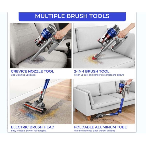 LDC Motor Smart Wet Dry Stick Vacuum Cleaner 380w