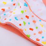 Sanding milk fiber printing young girls thong underwear
